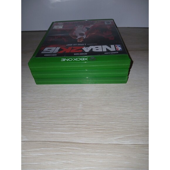 Lot Of 3 Xbox One NBA 2k16 2k17 & 2k19 Games Includes Fold Out Cardboard Poster - Picture 5 of 16